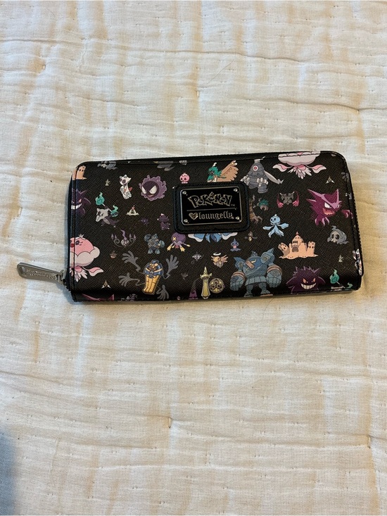 Loungefly Handbags - Loungefly Black Pokémon Ghost Icons Zip Wallet